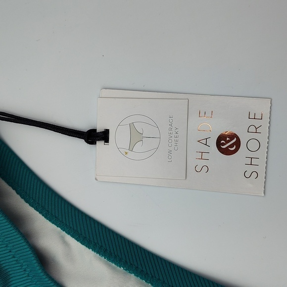 NWT Shade & Shore Bikini Bottom in Teal - Picture 2 of 6